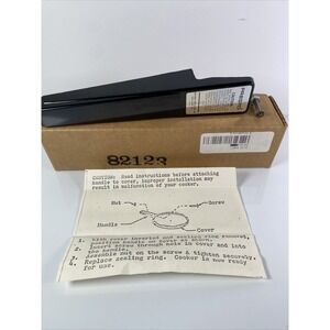 Presto Cooker Black Cover Replacement Part Handle